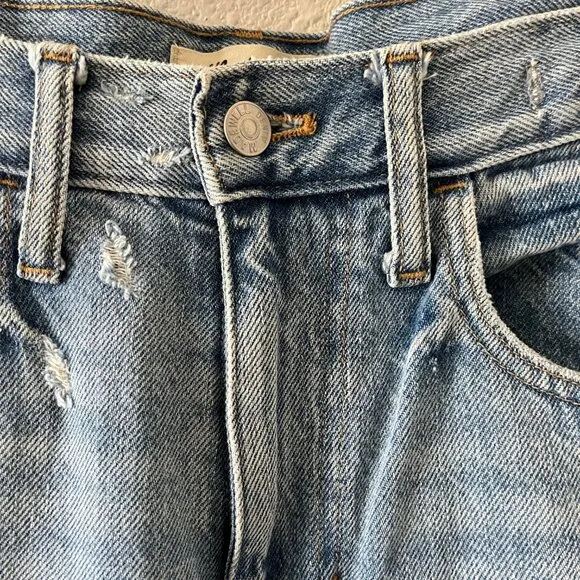 Madewell Women's The Mom Jeans Size 27 Melva Wash Style K9935 High Rise