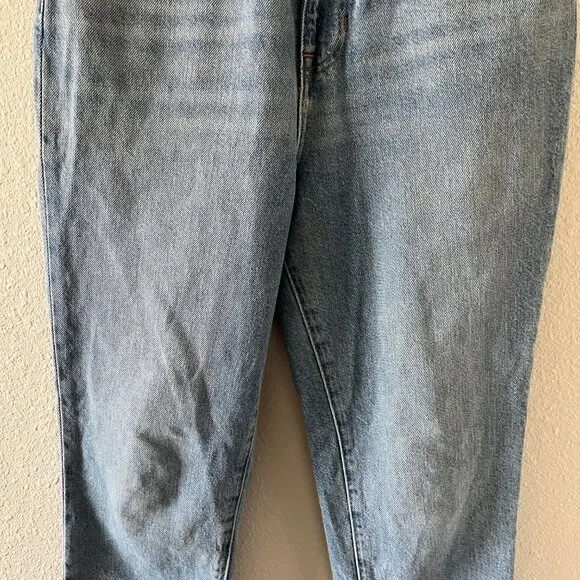 Madewell Women's The Mom Jeans Size 27 Melva Wash Style K9935 High Rise