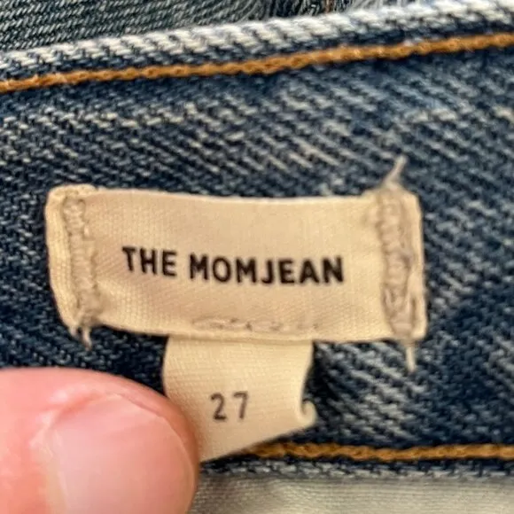 Madewell Women's The Mom Jeans Size 27 Melva Wash Style K9935 High Rise