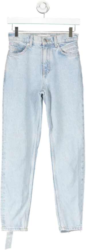 MANGO Blue Mom Fit Jeans UK 4