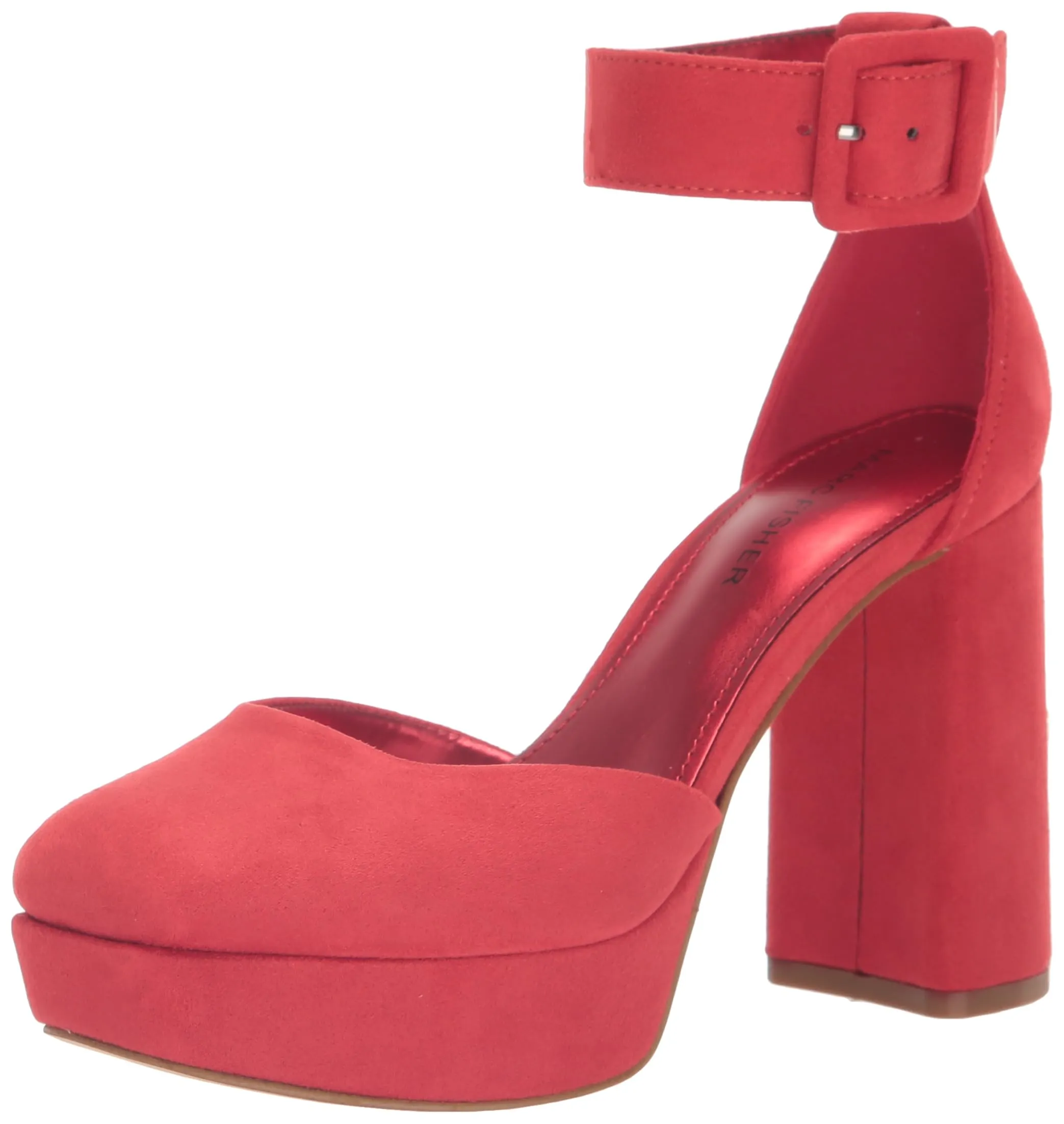 Marc Fisher Women's Naina Pump, Red, 5