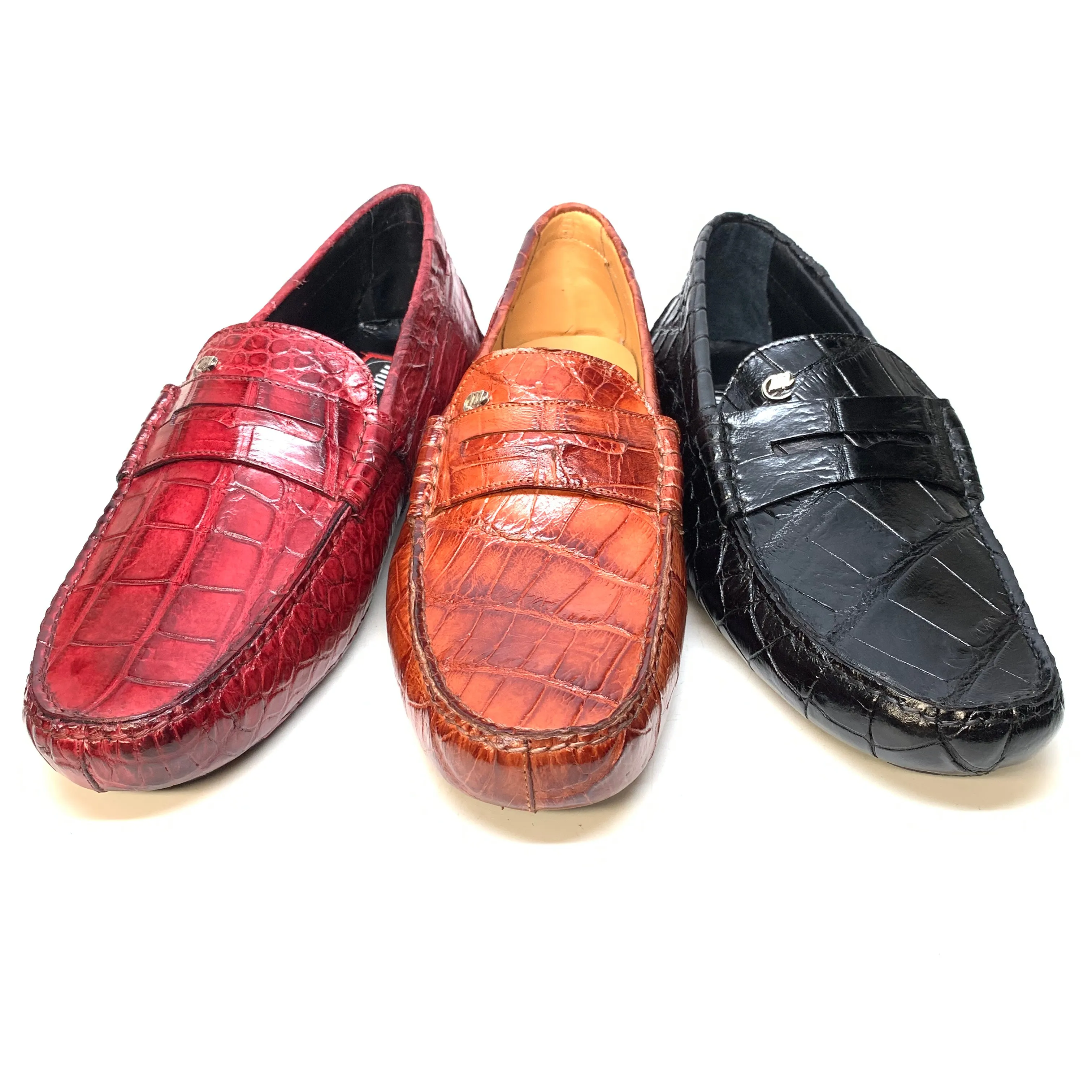 Mauri 3128 Ercole Alligator Driving Loafers