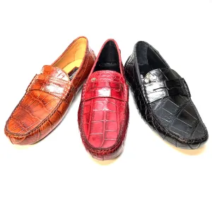Mauri 3128 Ercole Alligator Driving Loafers