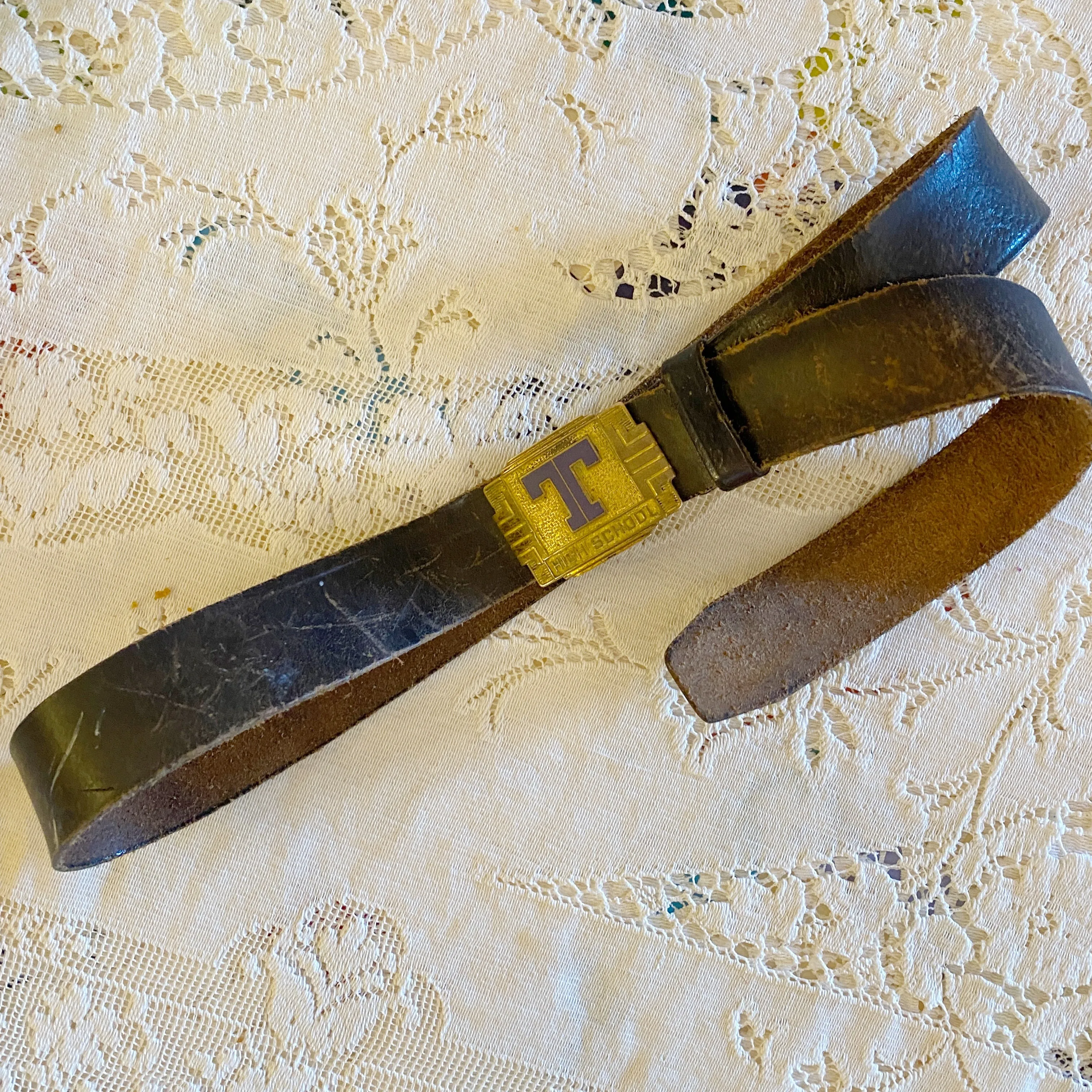 Memphis Tech Leather Belt