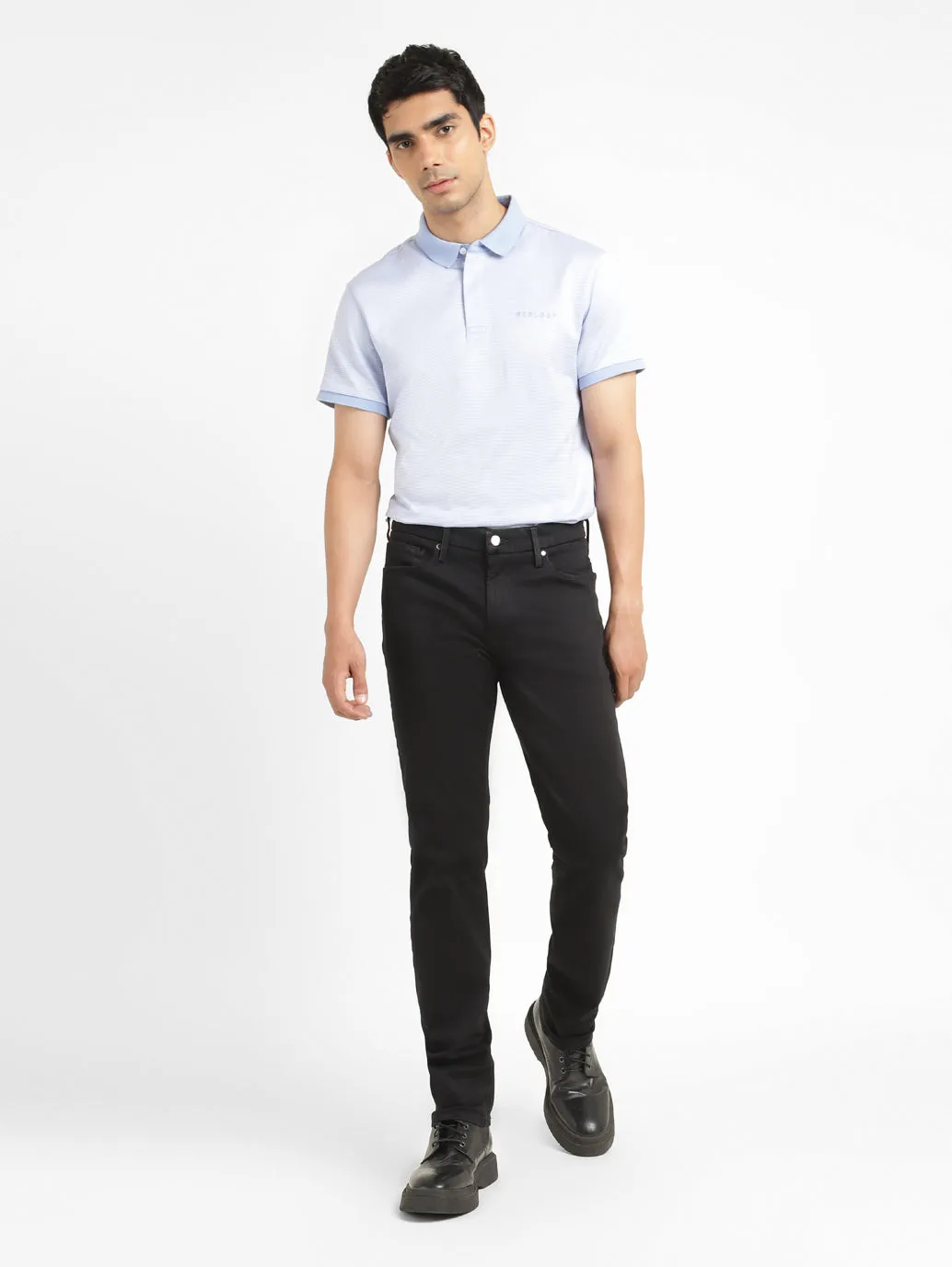 Men's 511 Black Slim Fit Mid Rise Jeans