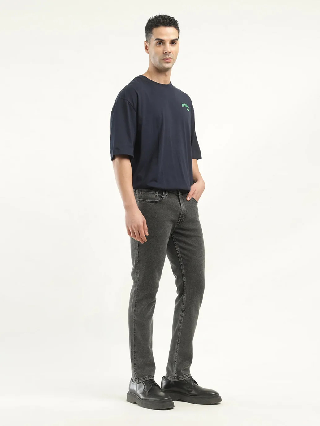 Men's 511 Black Slim Fit Mid Rise Jeans