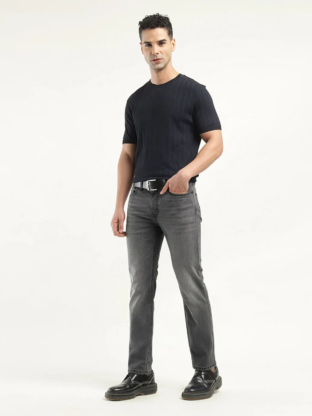 Men's 511 Black Slim Fit Mid Rise Jeans