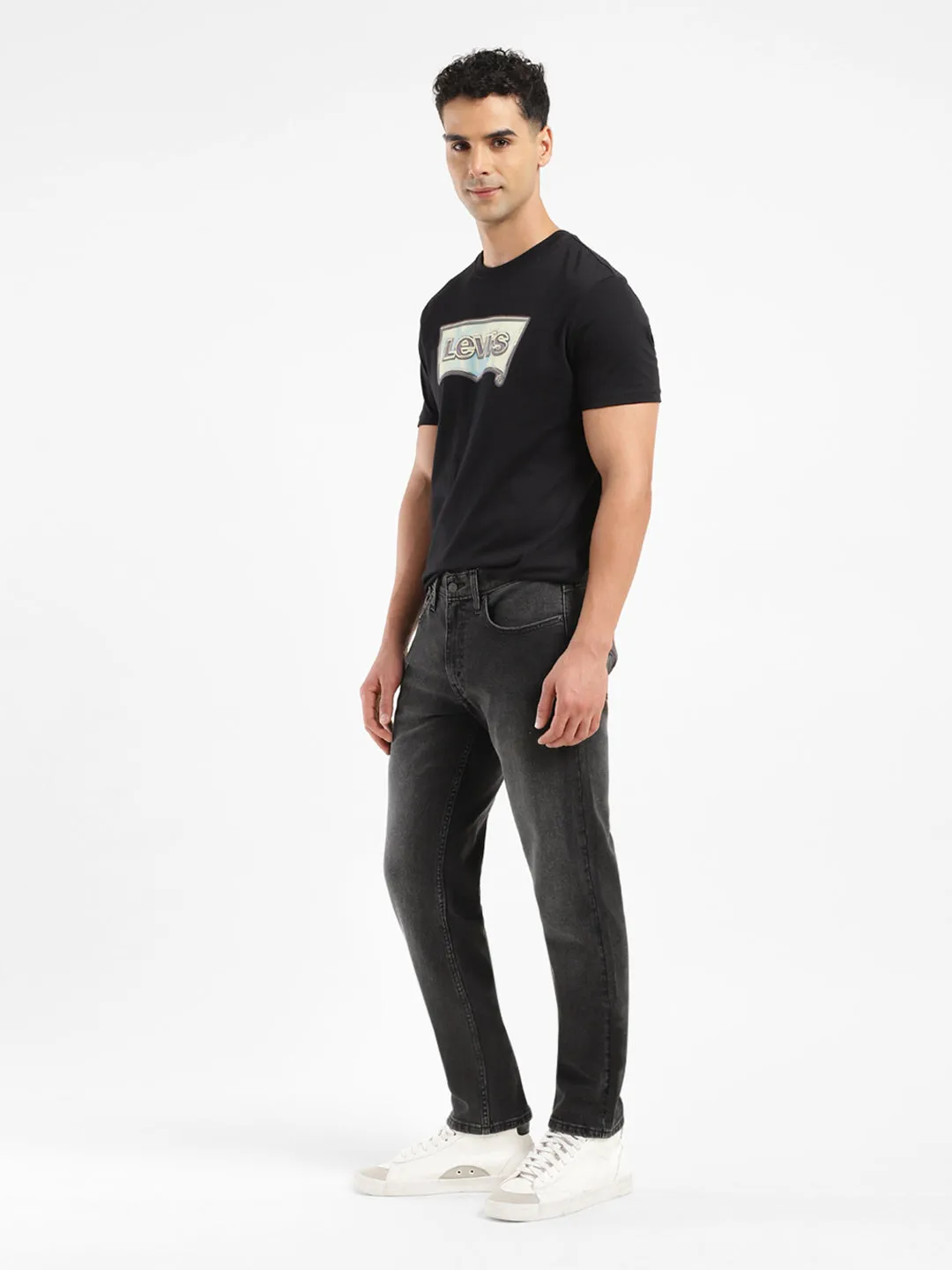 Men's 511 Black Slim Fit Mid Rise Jeans