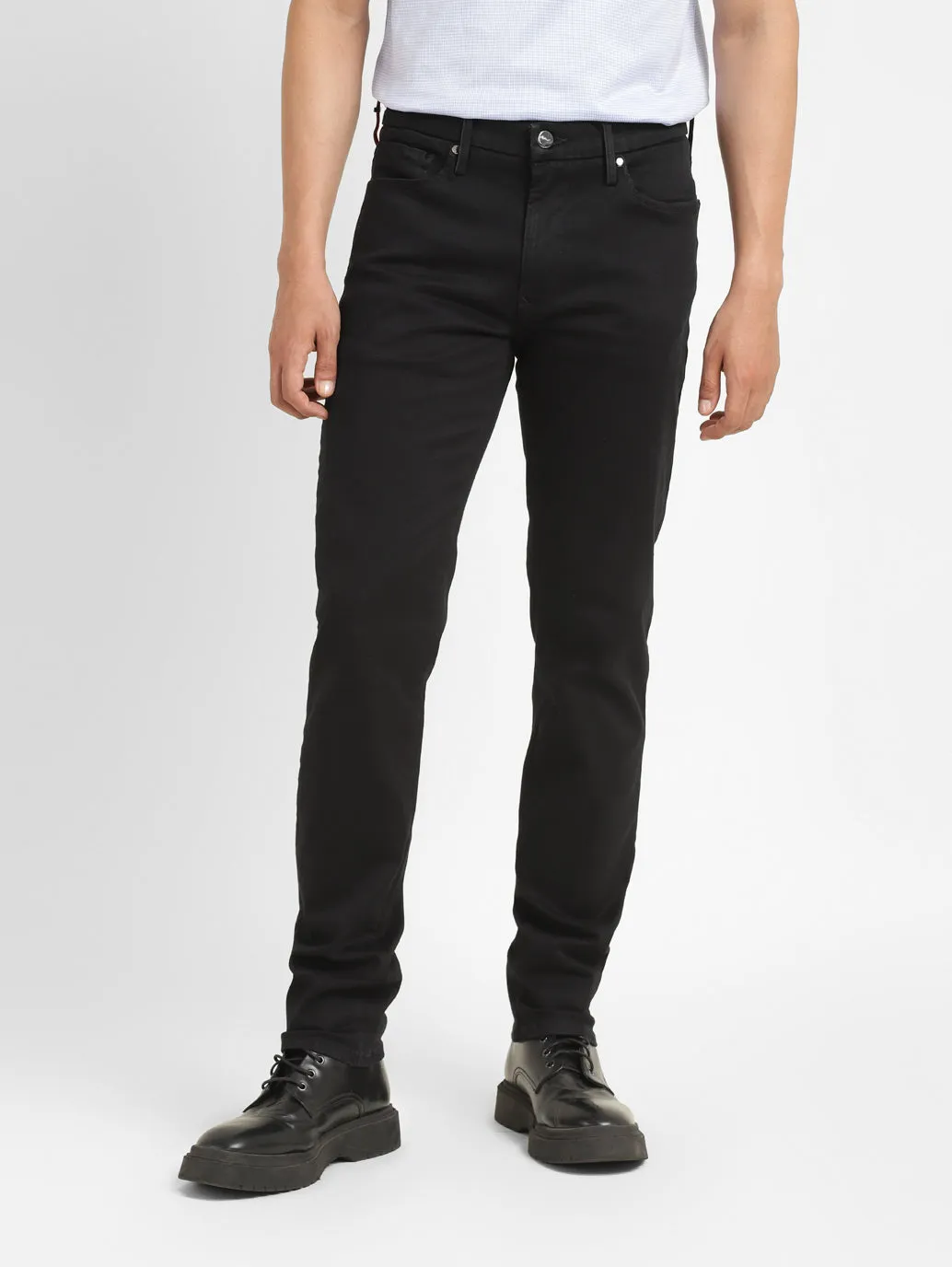 Men's 511 Black Slim Fit Mid Rise Jeans