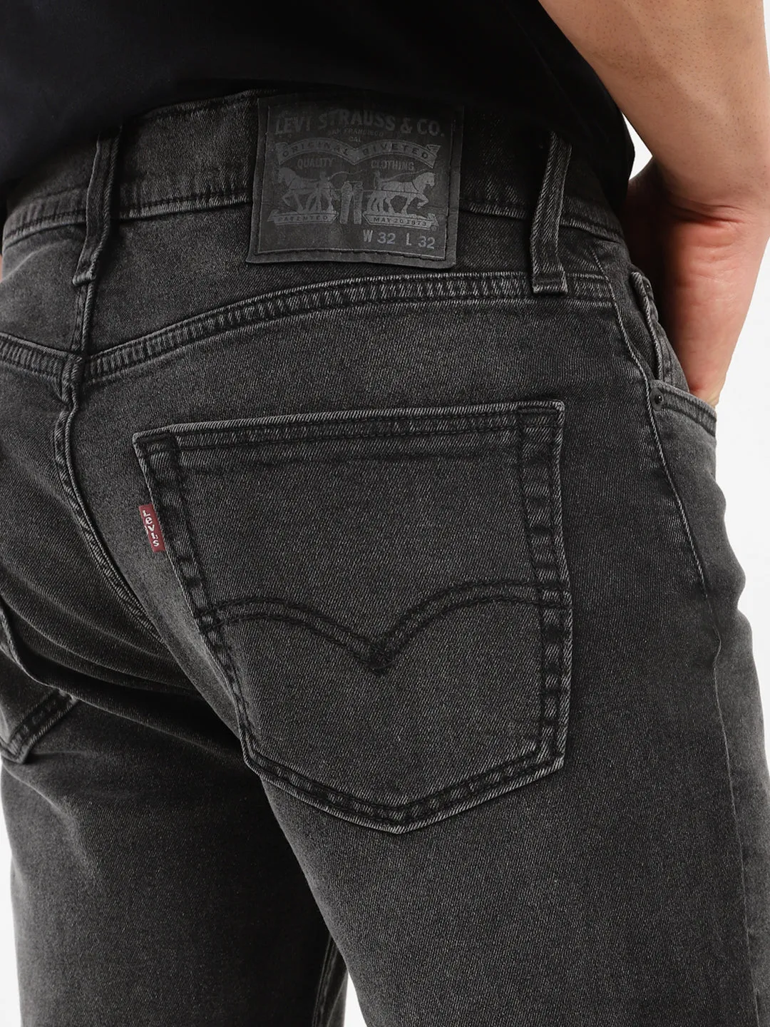 Men's 511 Black Slim Fit Mid Rise Jeans
