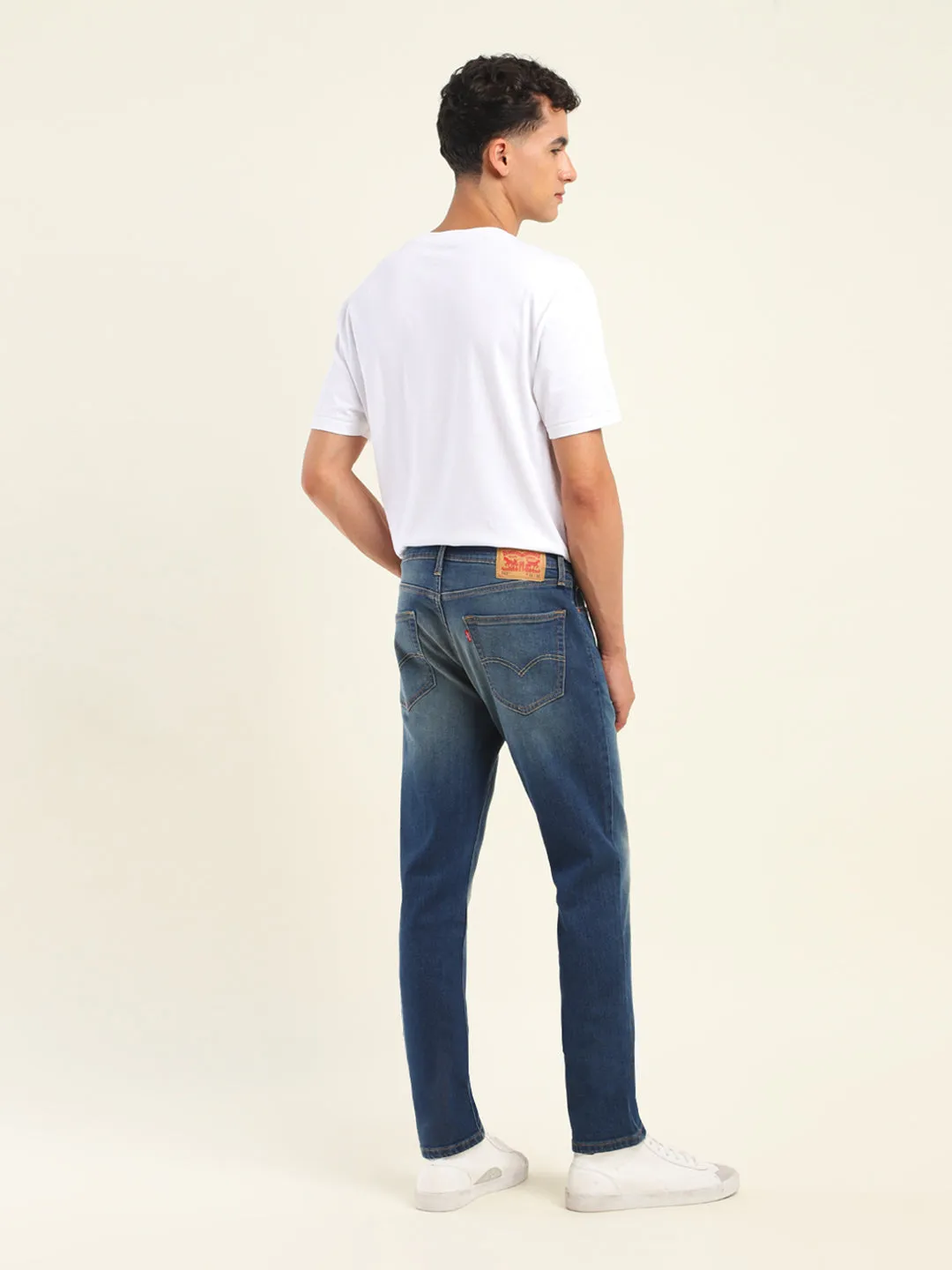 Men's 511 Blue Slim Fit Mid Rise Jeans