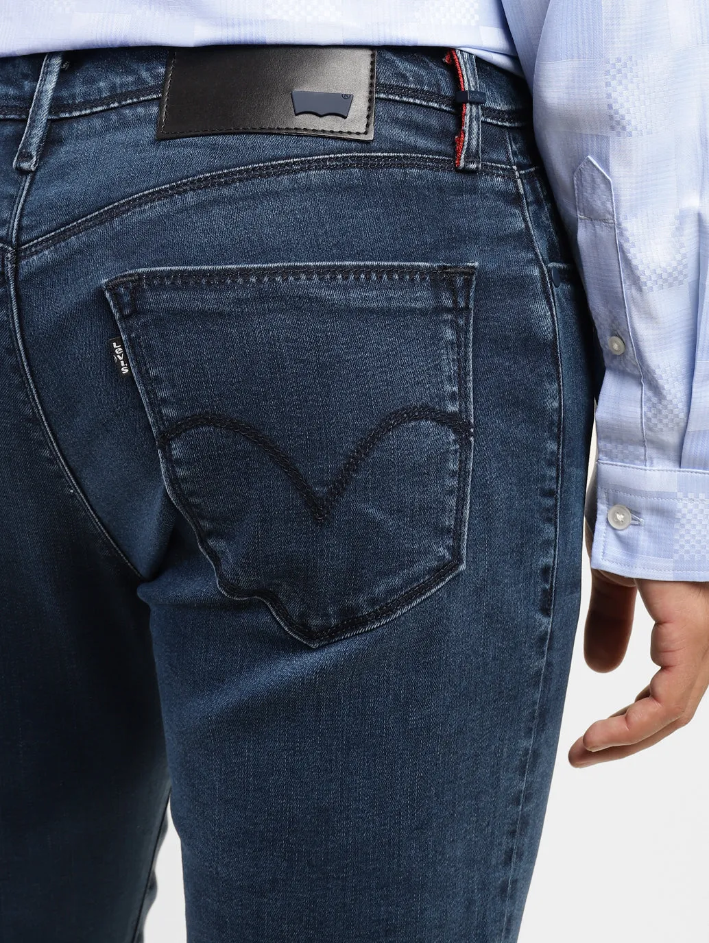 Men's 511 Blue Slim Fit Mid Rise Jeans