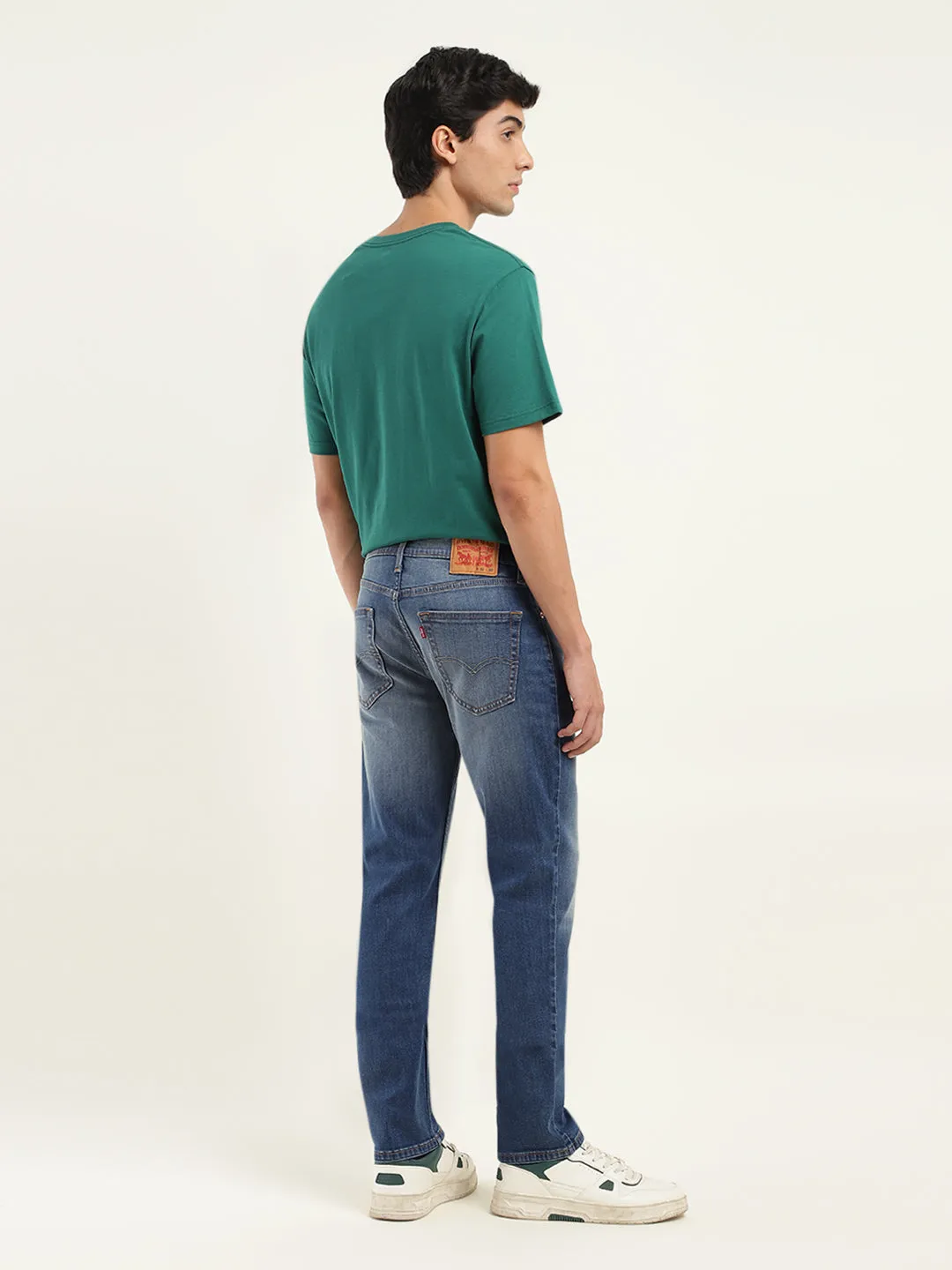 Men's 511 Blue Slim Fit Mid Rise Jeans