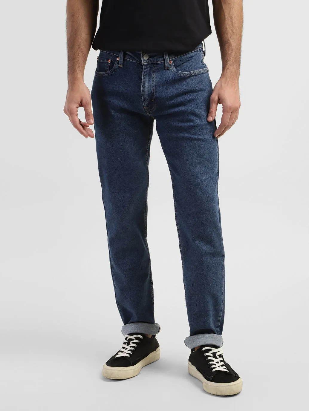 Men's 511 Blue Slim Fit Mid Rise Jeans