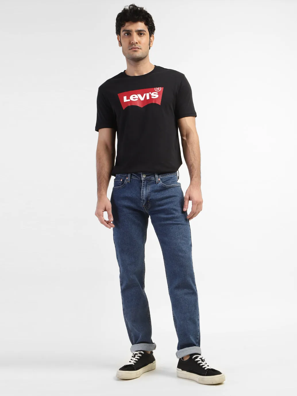 Men's 511 Blue Slim Fit Mid Rise Jeans