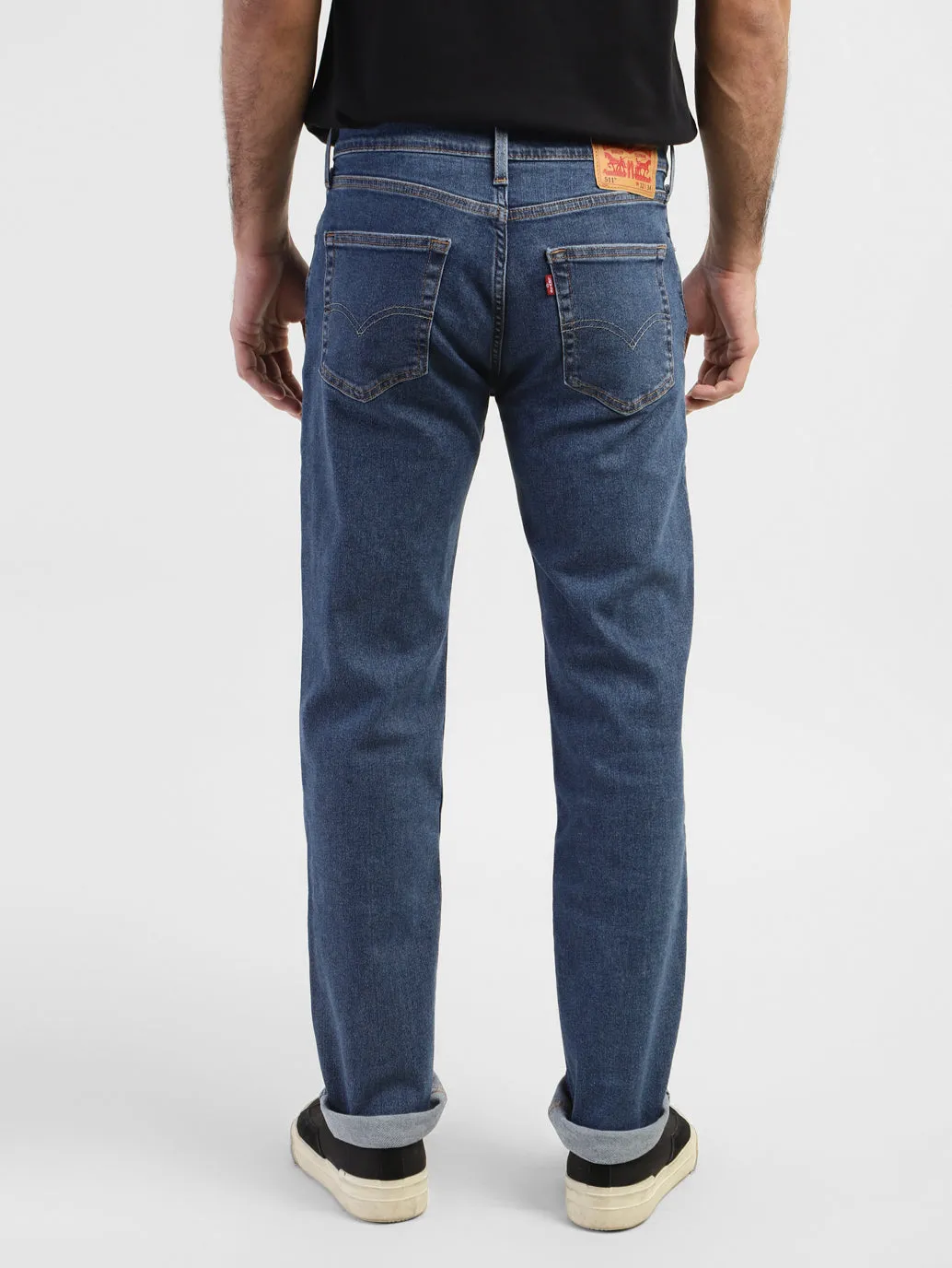 Men's 511 Blue Slim Fit Mid Rise Jeans