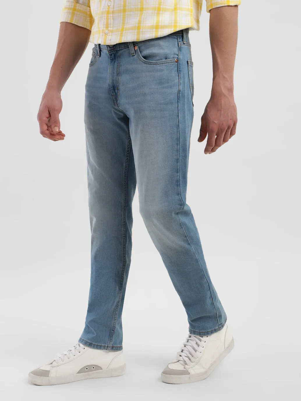 Men's 511 Blue Slim Fit Mid Rise Jeans