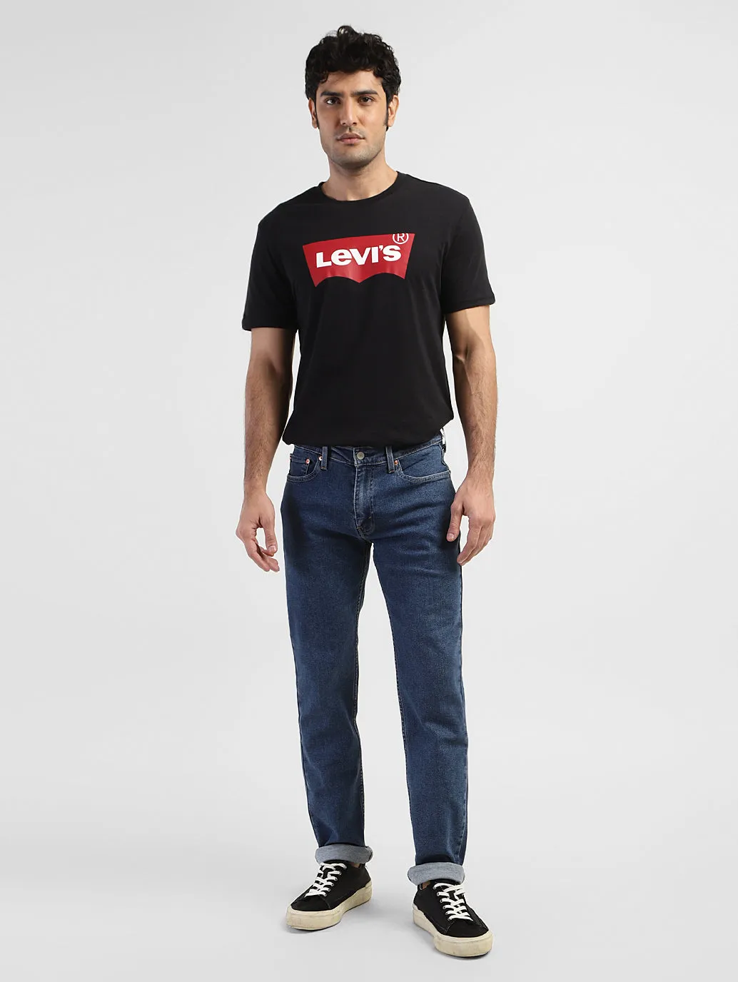 Men's 511 Blue Slim Fit Mid Rise Jeans