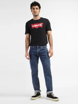 Men's 511 Blue Slim Fit Mid Rise Jeans