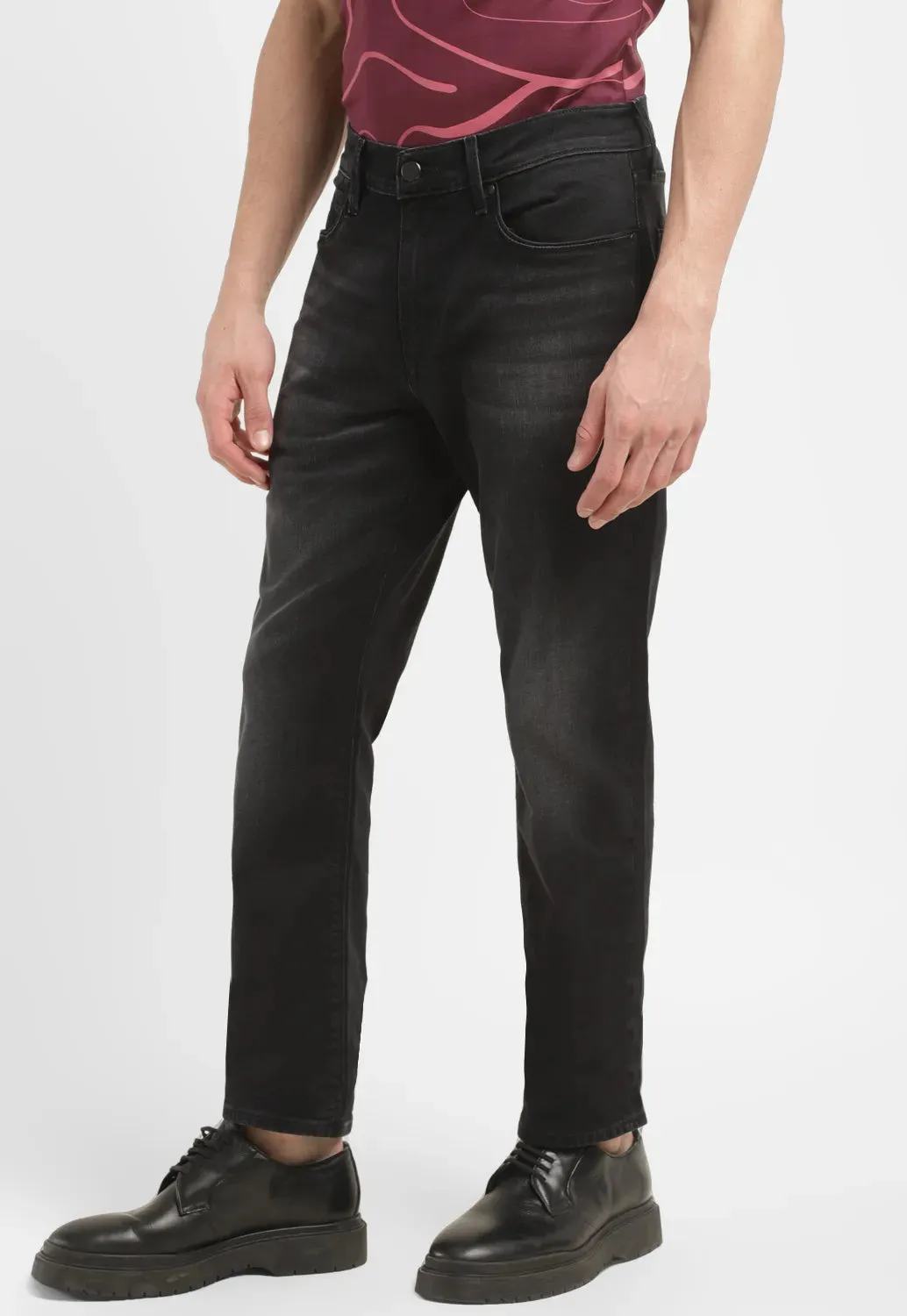 Men's 511 Charcoal Grey Slim Fit Mid Rise Jeans