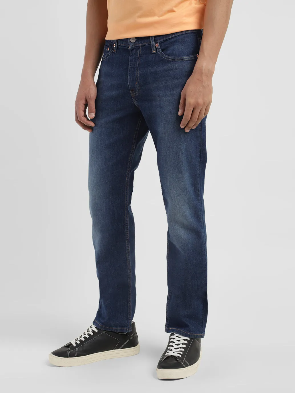 Men's 511 Dark Blue Slim Fit Mid Rise Jeans