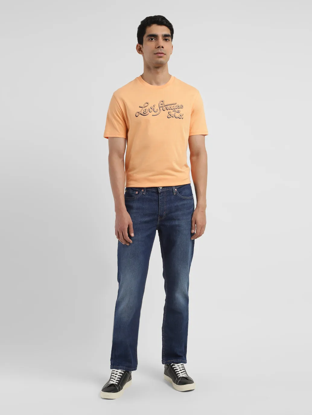 Men's 511 Dark Blue Slim Fit Mid Rise Jeans