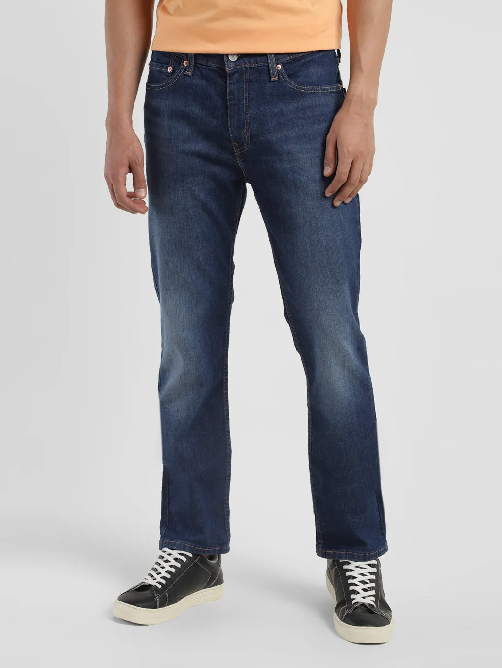 Men's 511 Dark Blue Slim Fit Mid Rise Jeans