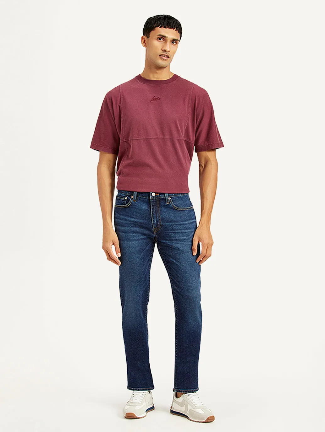Men's 511 Dark Blue Slim Fit Mid Rise Jeans