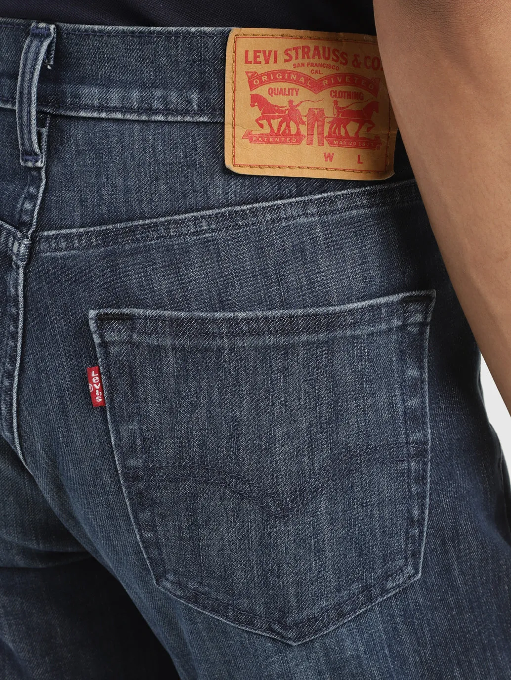 Men's 511 Dark Indigo Slim Fit Mid Rise Jeans