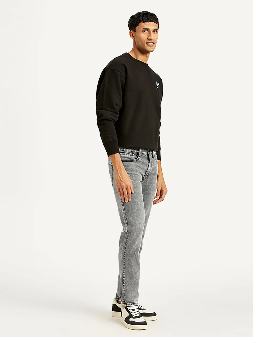 Men's 511 Grey Slim Fit Mid Rise Jeans