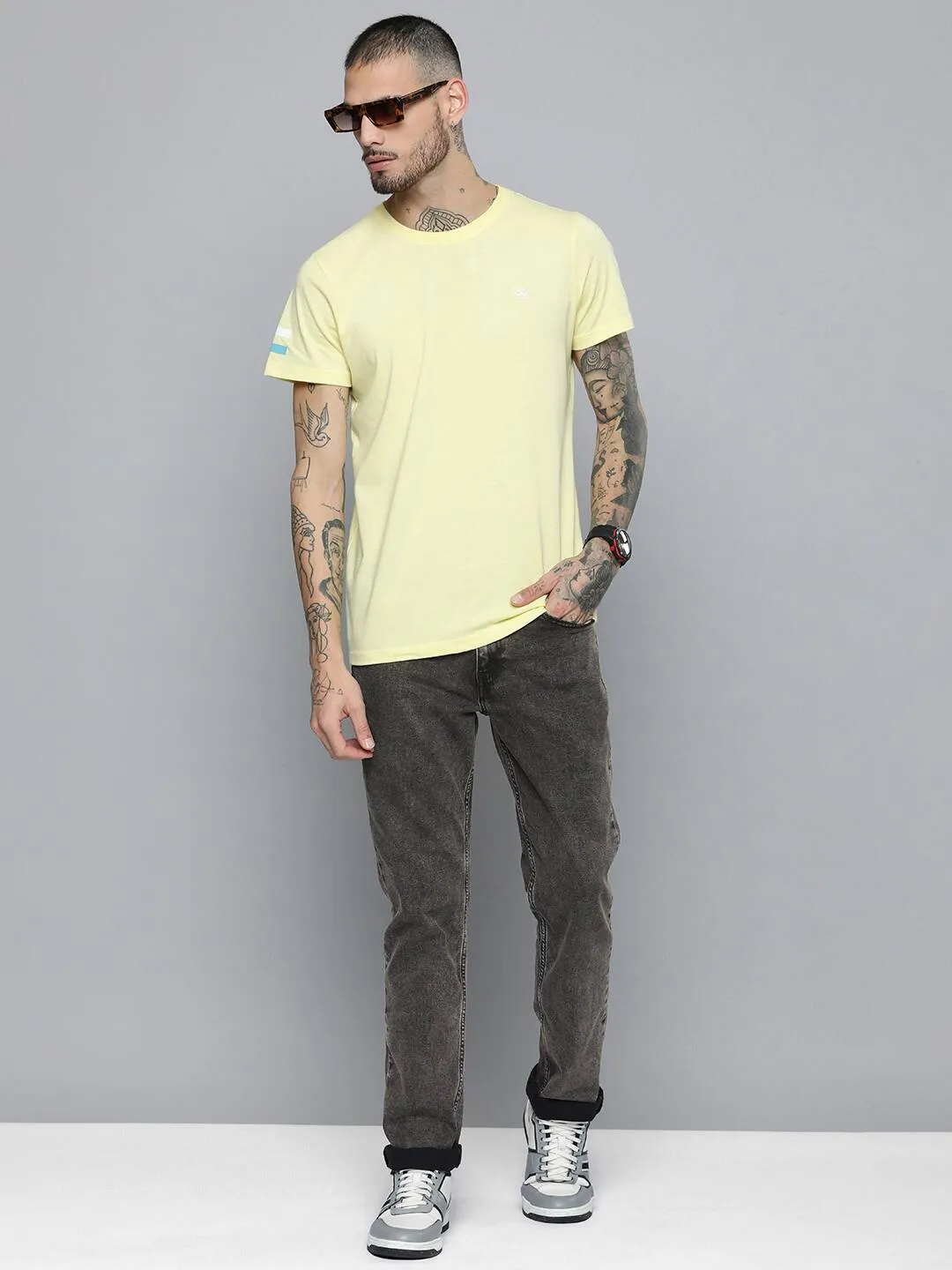 Men's 511 Grey Slim Fit Mid Rise Jeans