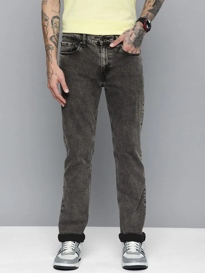 Men's 511 Grey Slim Fit Mid Rise Jeans
