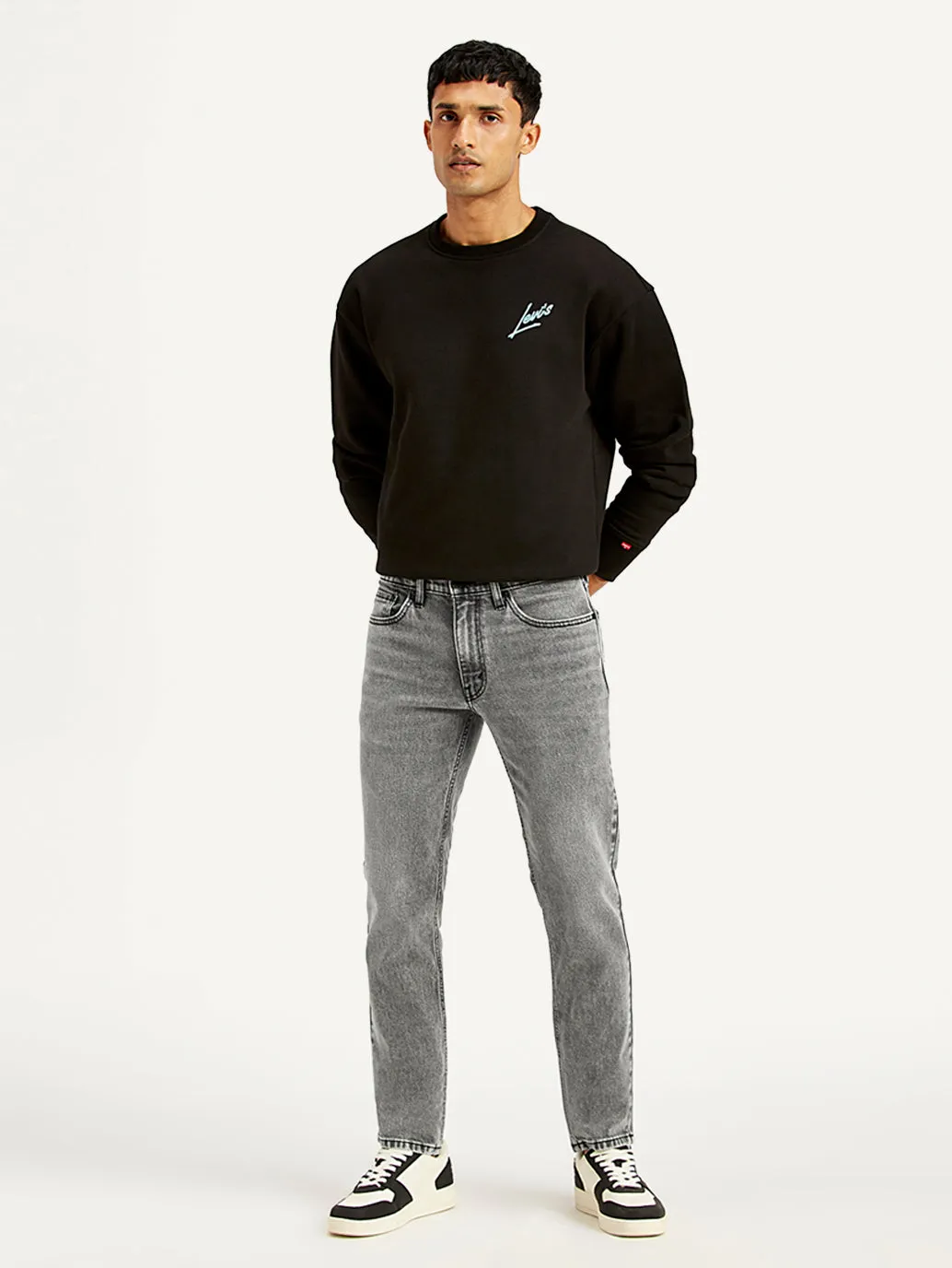 Men's 511 Grey Slim Fit Mid Rise Jeans