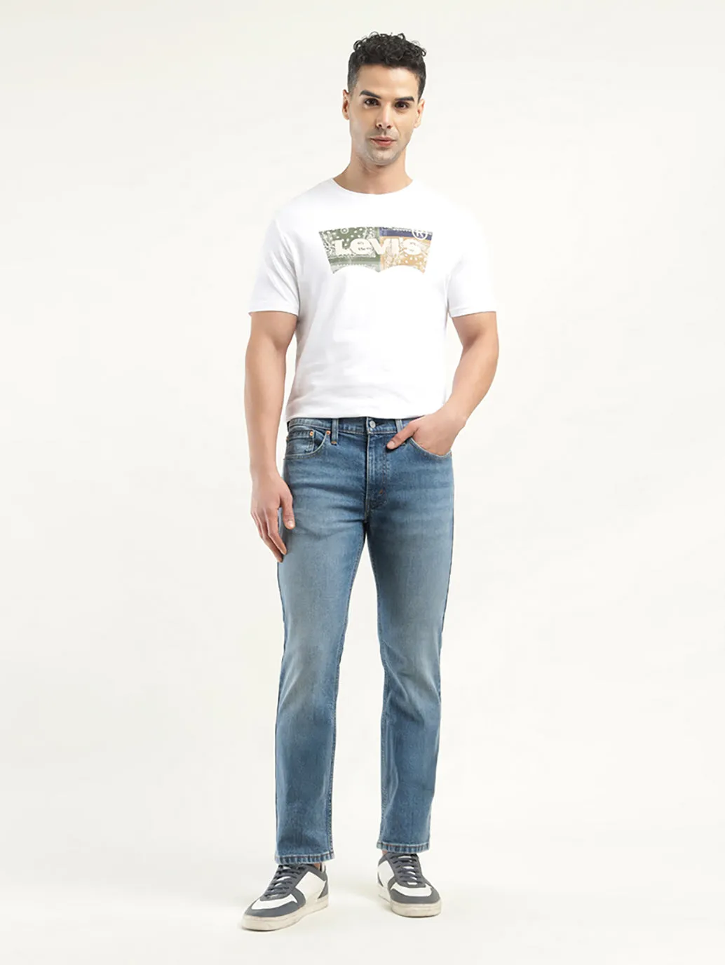 Men's 511 Indigo Slim Fit Mid Rise Jeans
