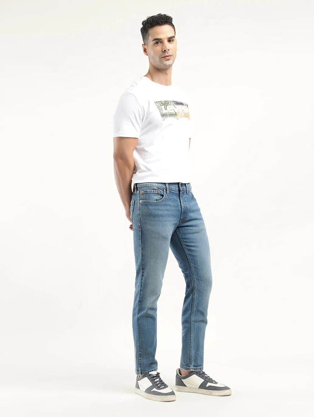 Men's 511 Indigo Slim Fit Mid Rise Jeans