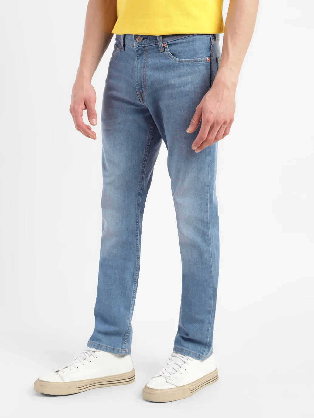 Men's 511 Light Blue Slim Fit Mid Rise Jeans