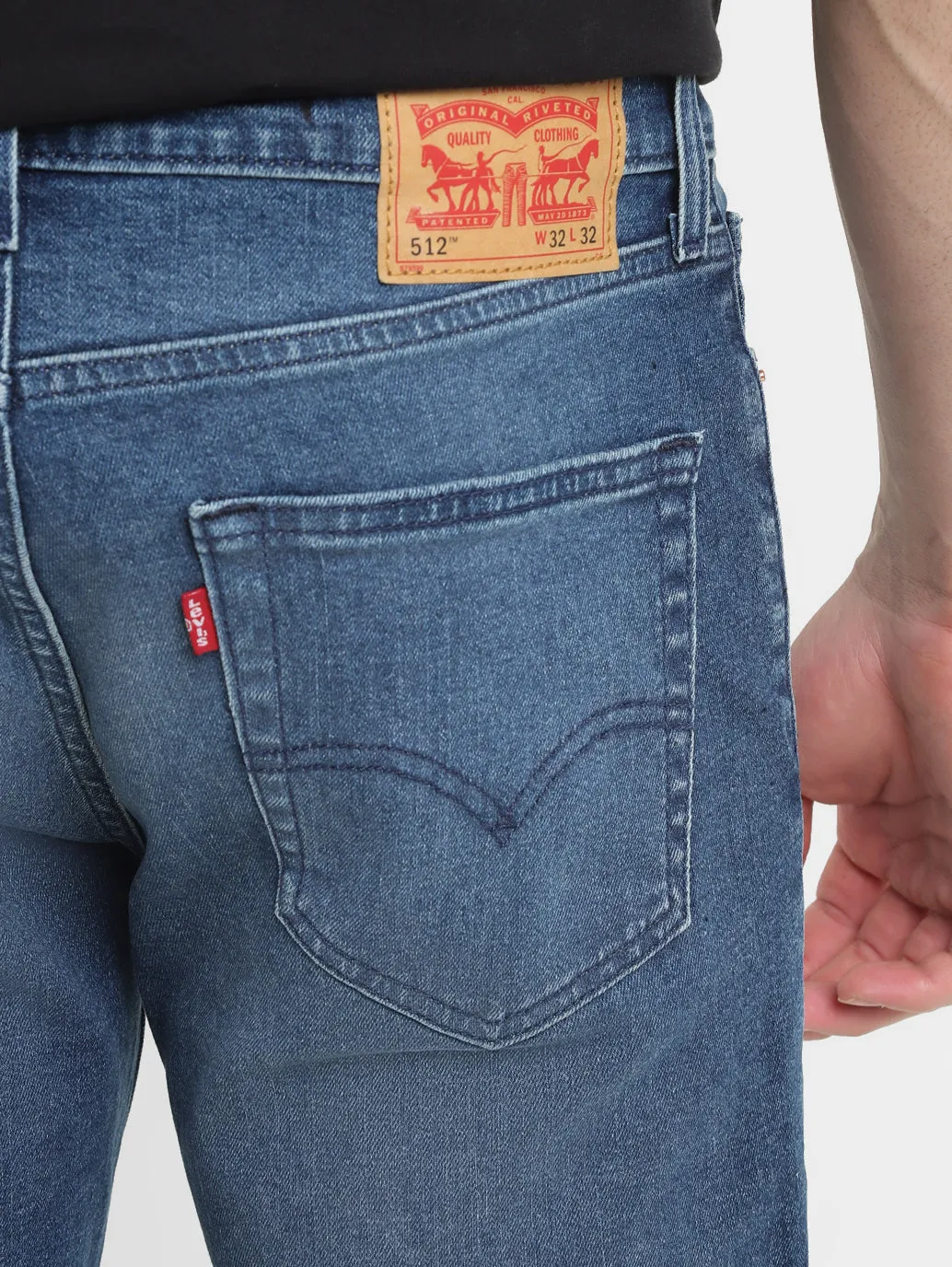 Men's 511 Light Blue Slim Fit Mid Rise Jeans