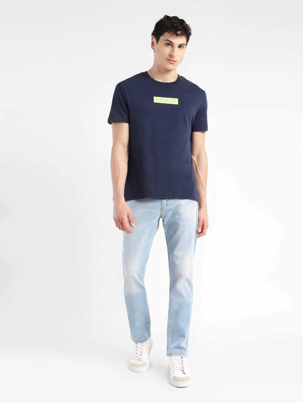 Men's 511 Light Blue Slim Fit Mid Rise Jeans