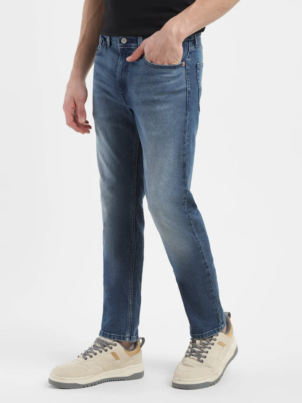 Men's 511 Light Blue Slim Fit Mid Rise Jeans