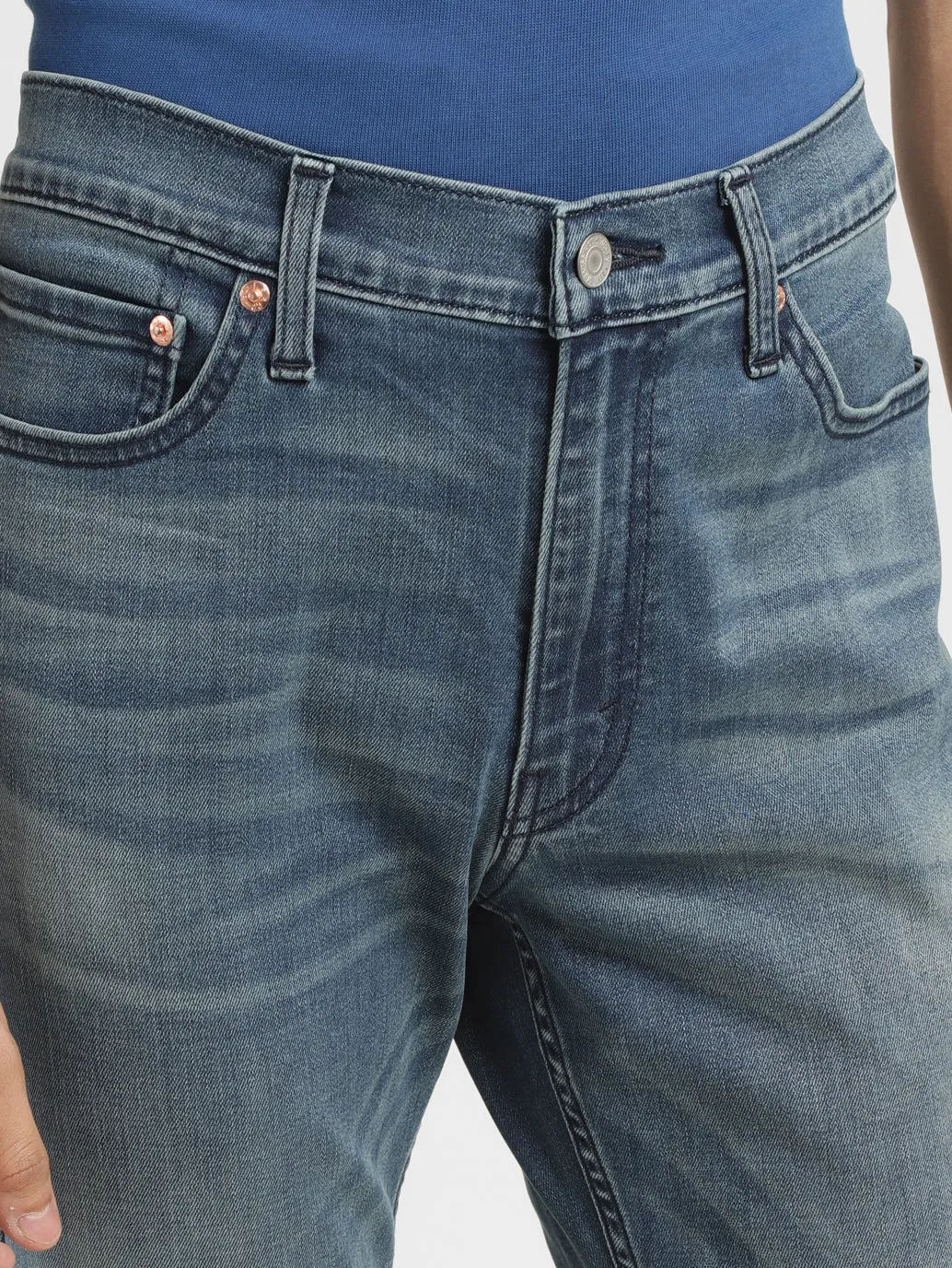 Men's 511 Mid Indigo Slim Fit Mid Rise Jeans