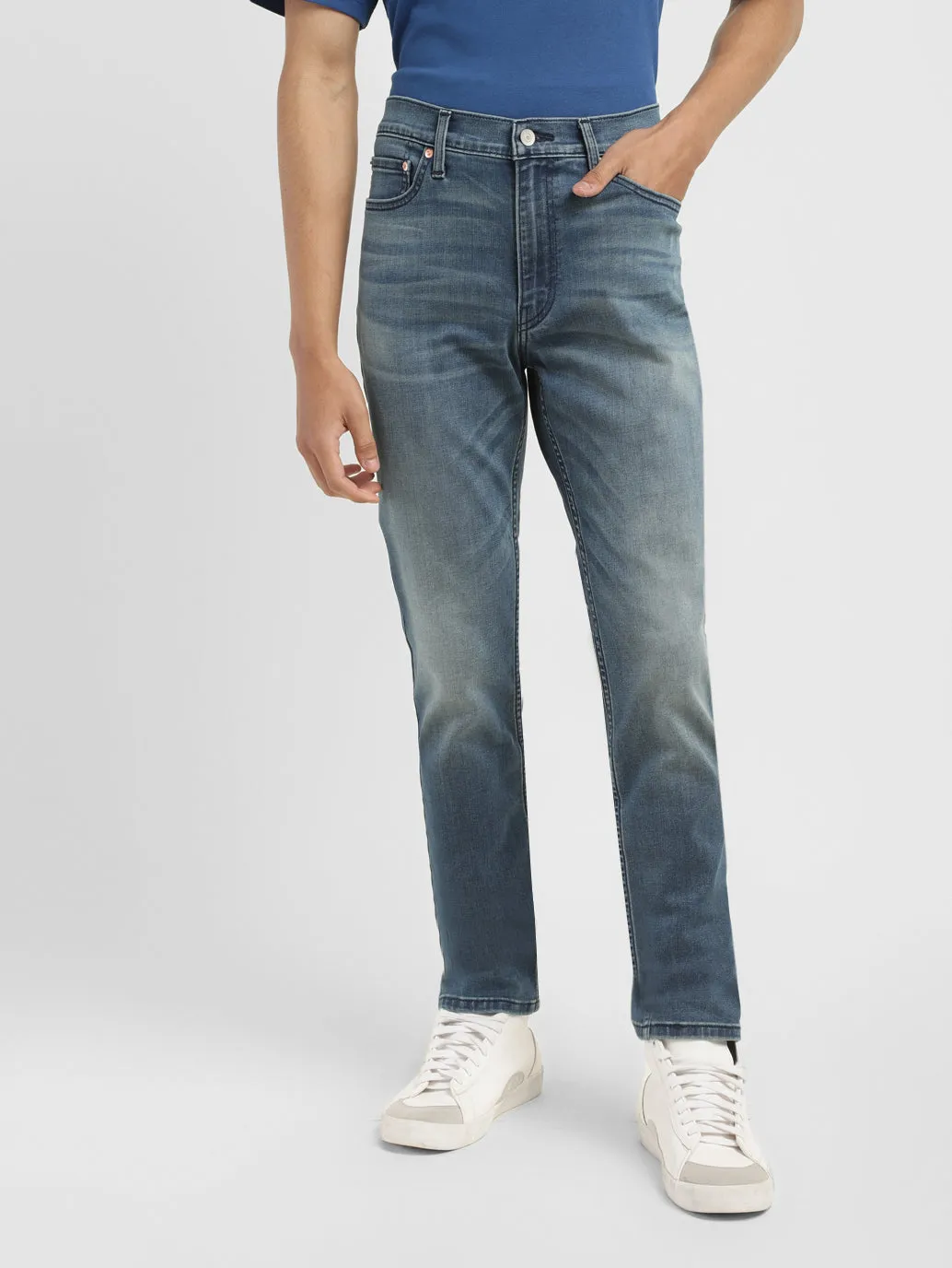 Men's 511 Mid Indigo Slim Fit Mid Rise Jeans