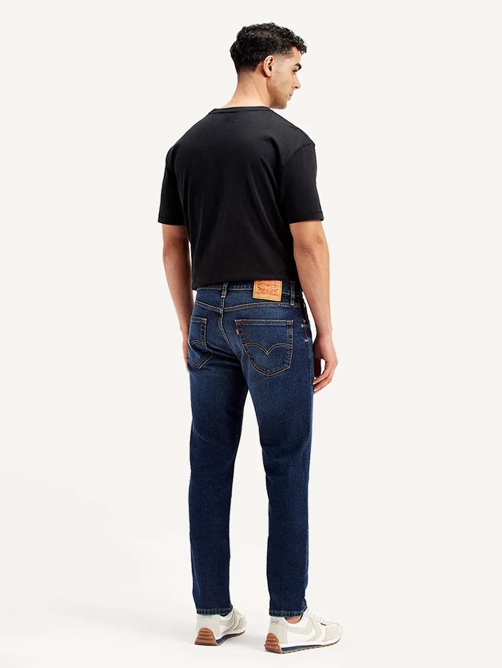 Men's 511 Navy Blue Slim Fit Mid Rise Jeans