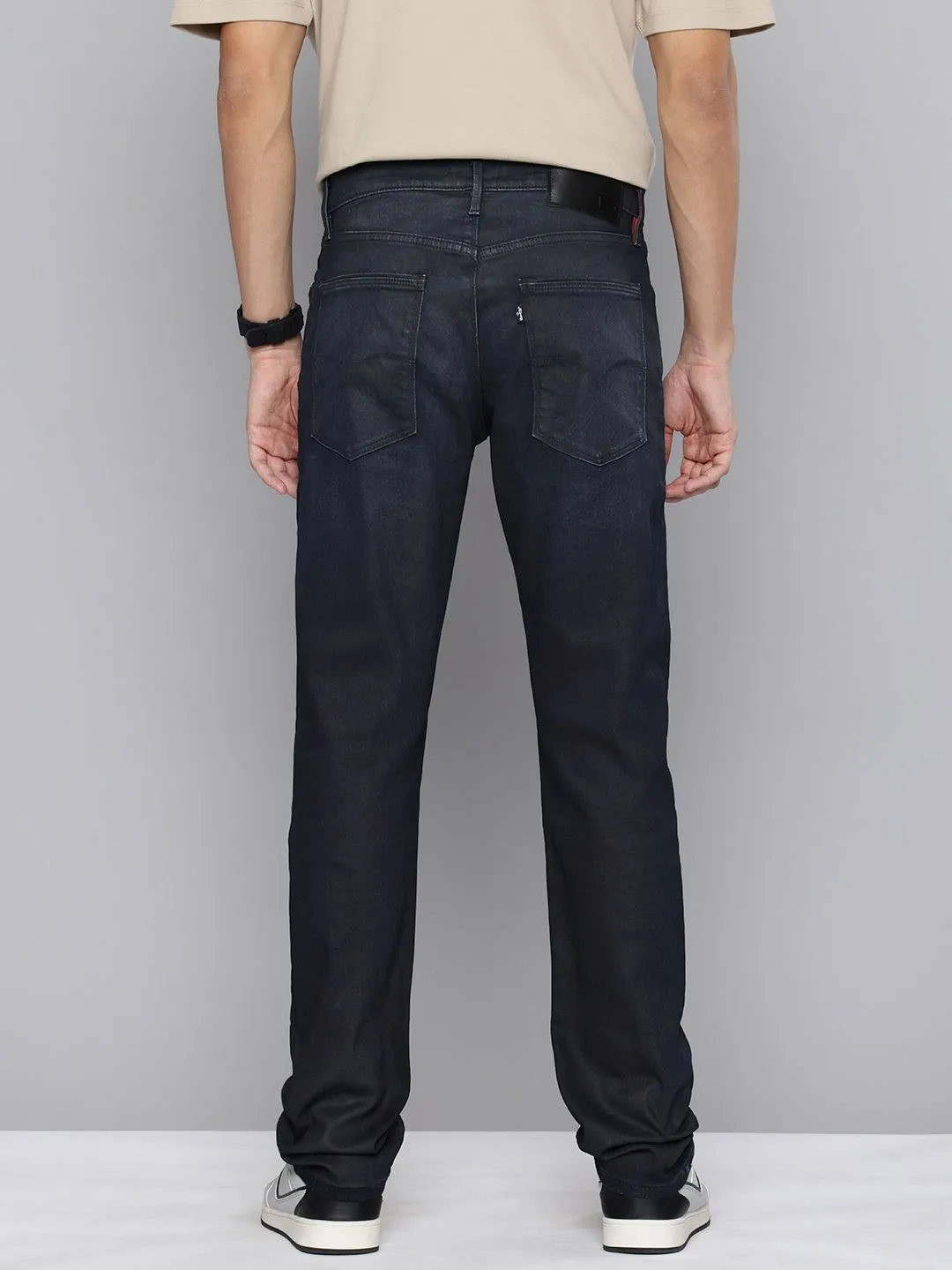 Men's 511 Navy Blue Slim Fit Mid Rise Jeans