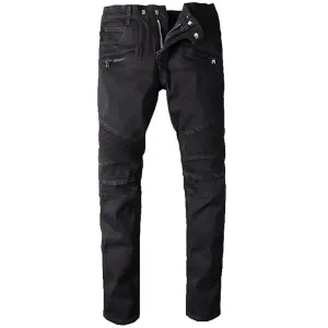 Men's big size Casual classic stretch denim pants