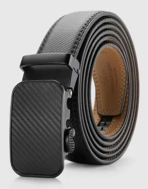 Men's Diagonal Weave Ratchet Belt