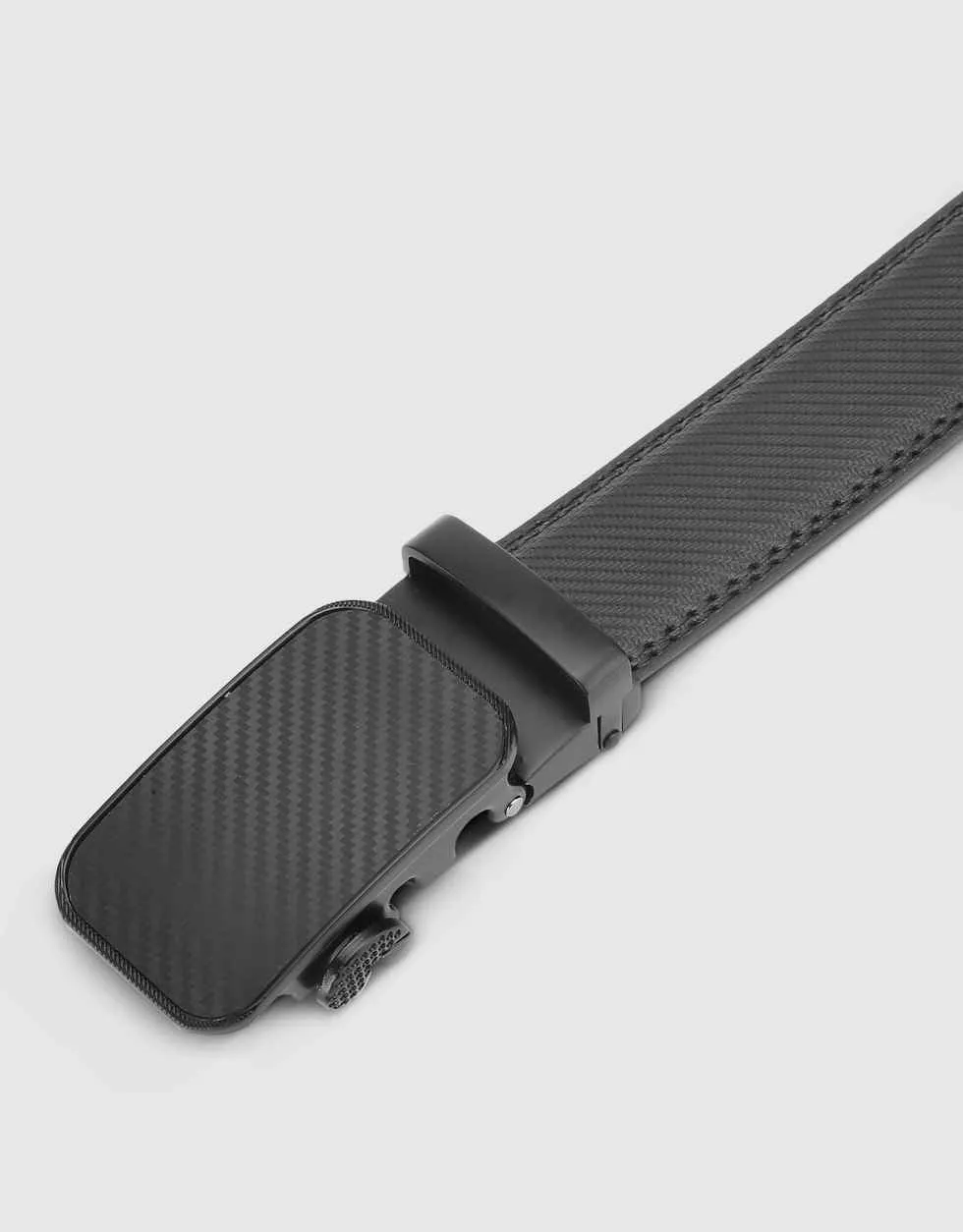 Men's Diagonal Weave Ratchet Belt