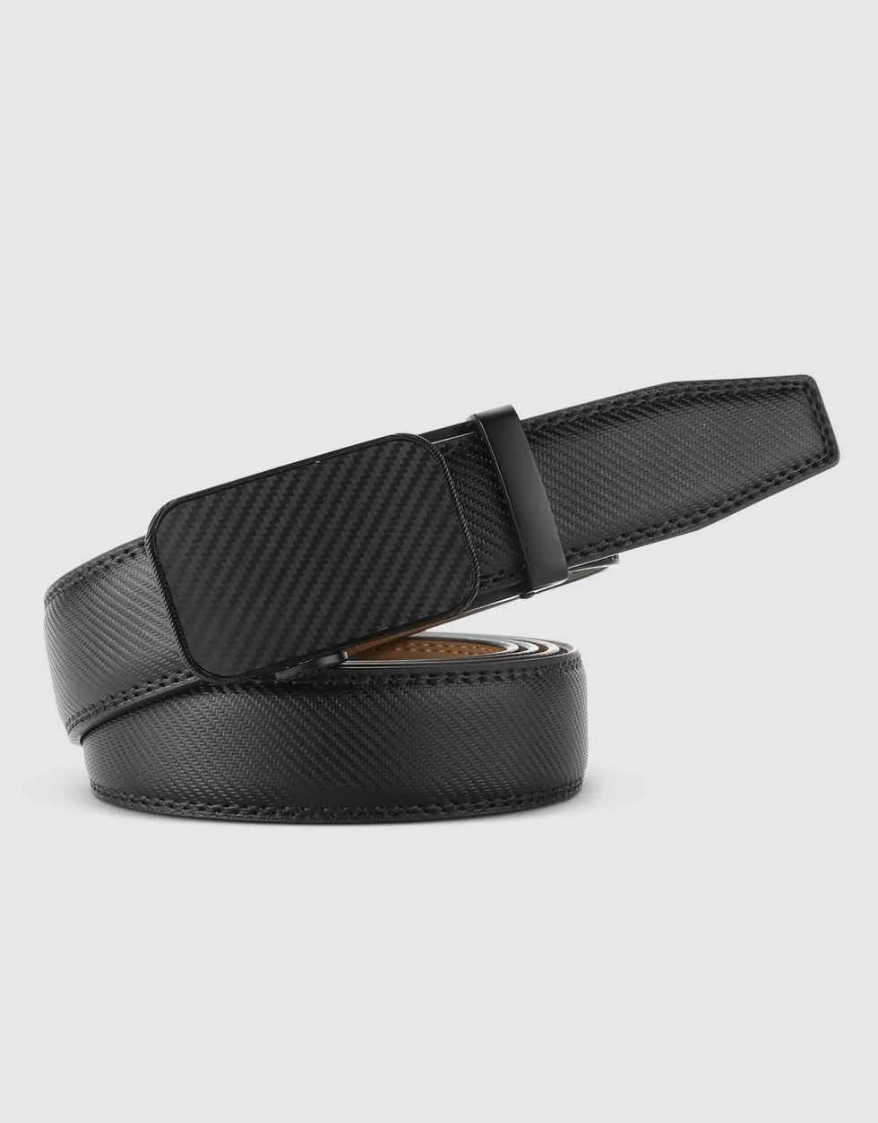 Men's Diagonal Weave Ratchet Belt