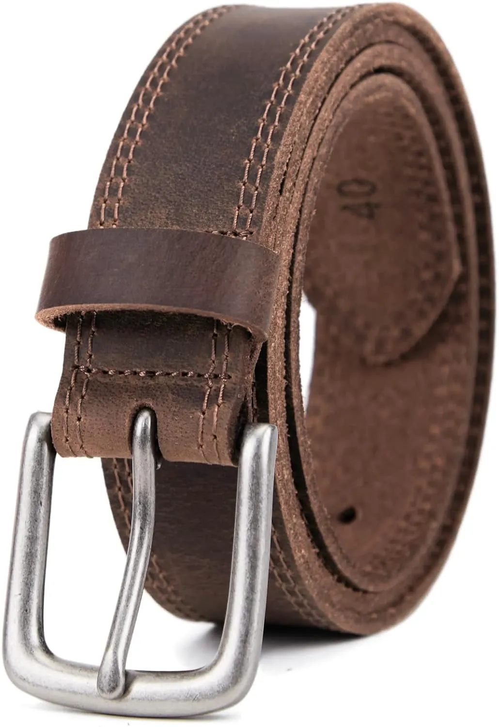 Men's Genuine Leather Casual Jeans Belts