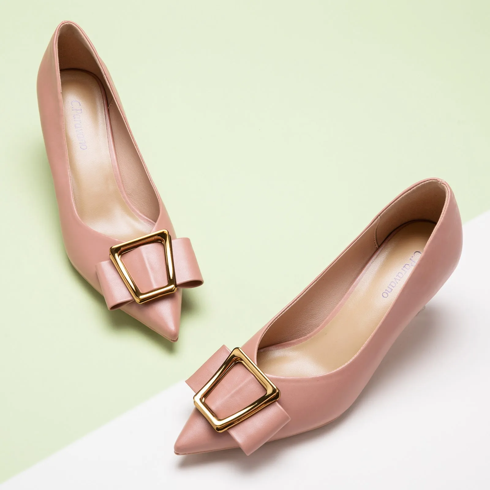 Metal Tie Pumps (Olivia)