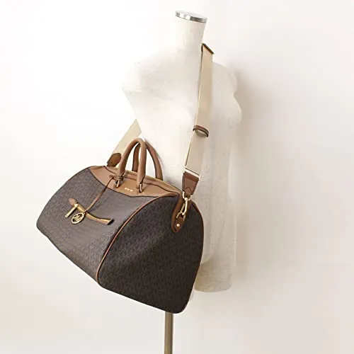 Michael Kors Extra Large Top Zip Duffle Bag (Brown)